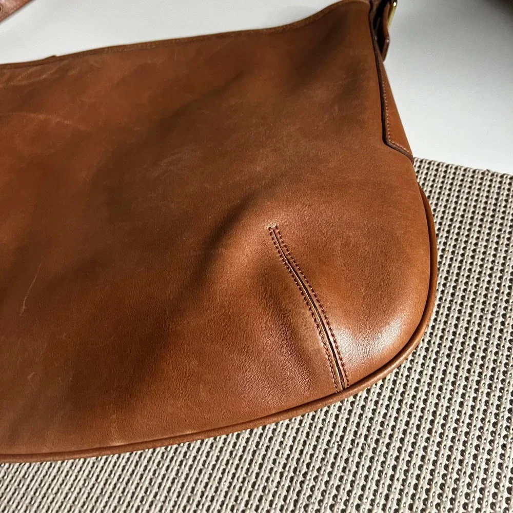 Vintage Coach Legacy Slim Ergo Hobo Bag Tan Leather Shoulder Bag